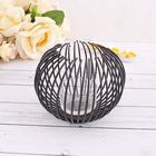 Подсвечник декоративный Элегия 12х10 см черный