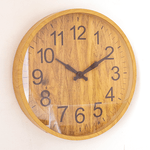 Часы настенные Эко 30 см под цвет сосны бесшумный механизм
