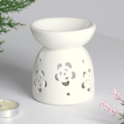 Аромалампа Классика 8,5 см Розы белая