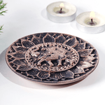 Подставка для благовоний Слоник 10 см под медь