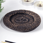 Подставка для благовоний ОМ 10 см бронза