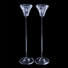 Подсвечник Набор 2 шт Делия 28 см серебряные ножки