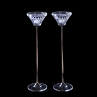 Подсвечник Набор 2 шт Линда 27 см золотые ножки