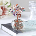 Дерево денежное 12 см Микс из камней натуральный камень