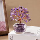 Дерево денежное 12 см Аметист фиолетовый натуральный камень