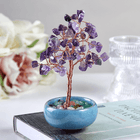 Дерево денежное 15 см Аметист фиолетовый натуральный камень