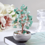 Дерево денежное 15 см Авантюрин натуральный камень