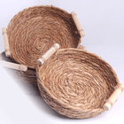 Корзины для хранения с ручками Дуэт диаметр 24 см водный гиацинт