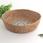 Корзина мягкая для хранения Цветок 30х7х30 см водный гиацинт