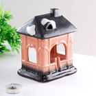 Аромалампа Подсвечник Домик 10х14 см теракотовый