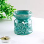 Аромалампа Флора 7 см изумрудная