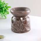 Аромалампа Флора 7 см серая