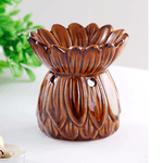 Аромалампа Камея 8,5 см коричневая