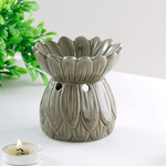 Аромалампа Камея 8,5 см темно - зеленая