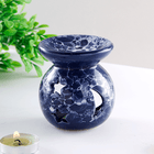 Аромалампа Ясная ночь 8 см индиго с белым