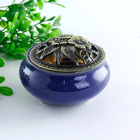 Курильница Камея 10 см индиго