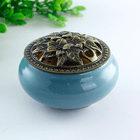 Курильница Камея 10 см лазурная