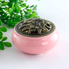 Курильница Камея 10 см розовая