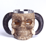 Кружка Череп Муэрте 430 мл под кость