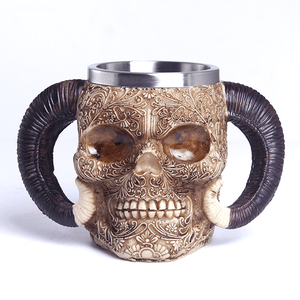 Кружка Череп Муэрте 430 мл под кость