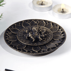 Подставка для благовоний Ганеша 10 см античное золото