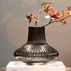 Ваза Дейзи 17х16 см вивьен дымчатая прозрачная