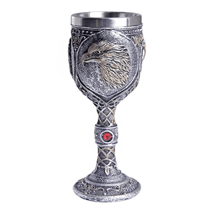 Кубок Три орла 200 мл черненое серебро с бронзой