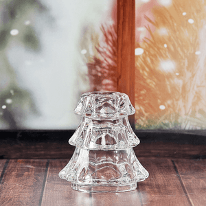 Подсвечник Елочка 7,5 см прозрачный