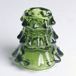 Подсвечник Елочка 7,5 см зеленый прозрачный Подсвечник Елочка 7,5 см зеленый прозрачный