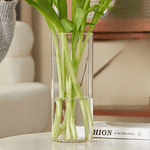 Ваза Симпл 24 см гладкая прозрачная