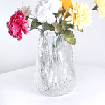 Ваза Герда 20 см рельефная прозрачная