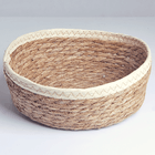 Корзинка мягкая для хранения 22х7 см водный гиацинт