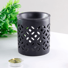 Аромалампа София 9 см черная полуматовая