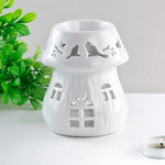 Аромалампа Домик 9,5 см Уютный дом белая