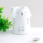 Аромалампа Домик 9,5 см Ясная ночь белая