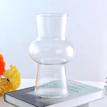 Ваза Дионис 20 см гладкая прозрачная