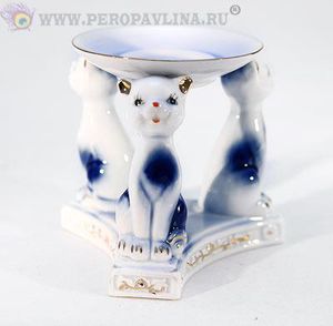 Аромалампа Кошки 11*10*11см фарфор/96шт