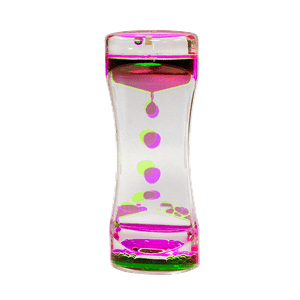 Релаксатор Антистресс Часы водяные Сердце 5х12,5 см разноцветный