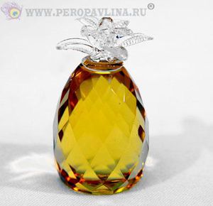 Ананас 3*5,5*3см цвет хрусталь/200