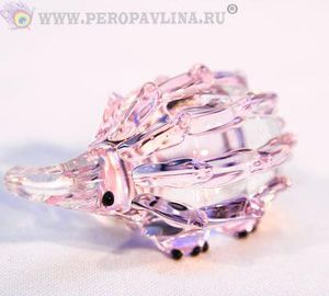 Ежик 3,5*6*3см асс цветной хрусталь/200