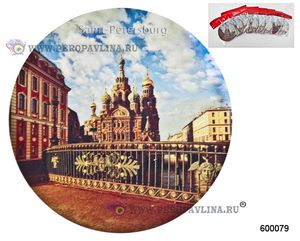 Магнит Спас-на-Крови Нр10шт д7см цвет фотопечать