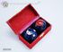 Массажные шары Бао 4,5см Солнце-Луна синий_металл/60шт