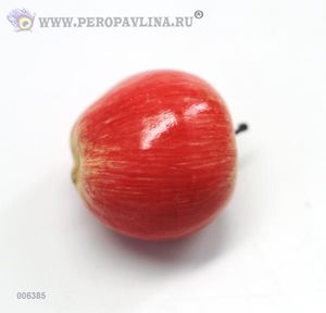 Магнит Яблоко розовое н-р10шт 5*5,5*5см пласт/600