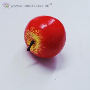 Магнит Яблоко красное н-р10шт5,5*5,5*6см пласт/600