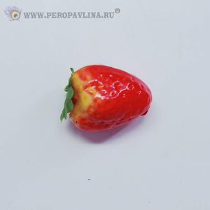 Магнит Клубника н-р10шт 5*6,5*5см пластик/1200