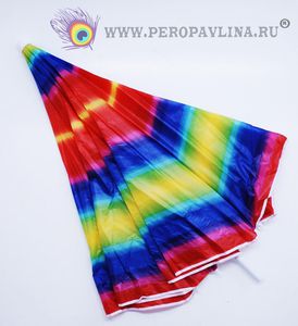Зонт пляжный д143*в180см Радуга ткань+мет/30шт