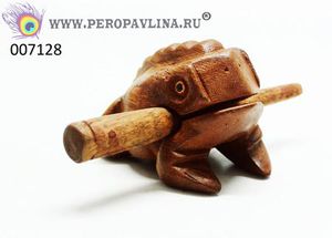 Лягушка-Квакушка 10*7*15см муз_инстр_дерево/200шт