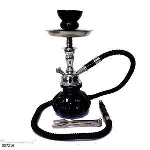 Кальян в27д12см HOOKAH чёрный