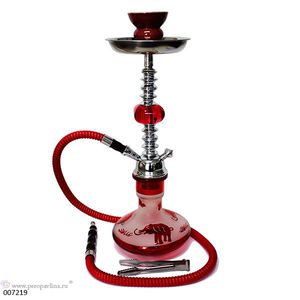 Кальян 3Слона в40д13,5см HOOKAH красный