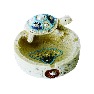Пепельница Черепашка 12х6,5см синяя